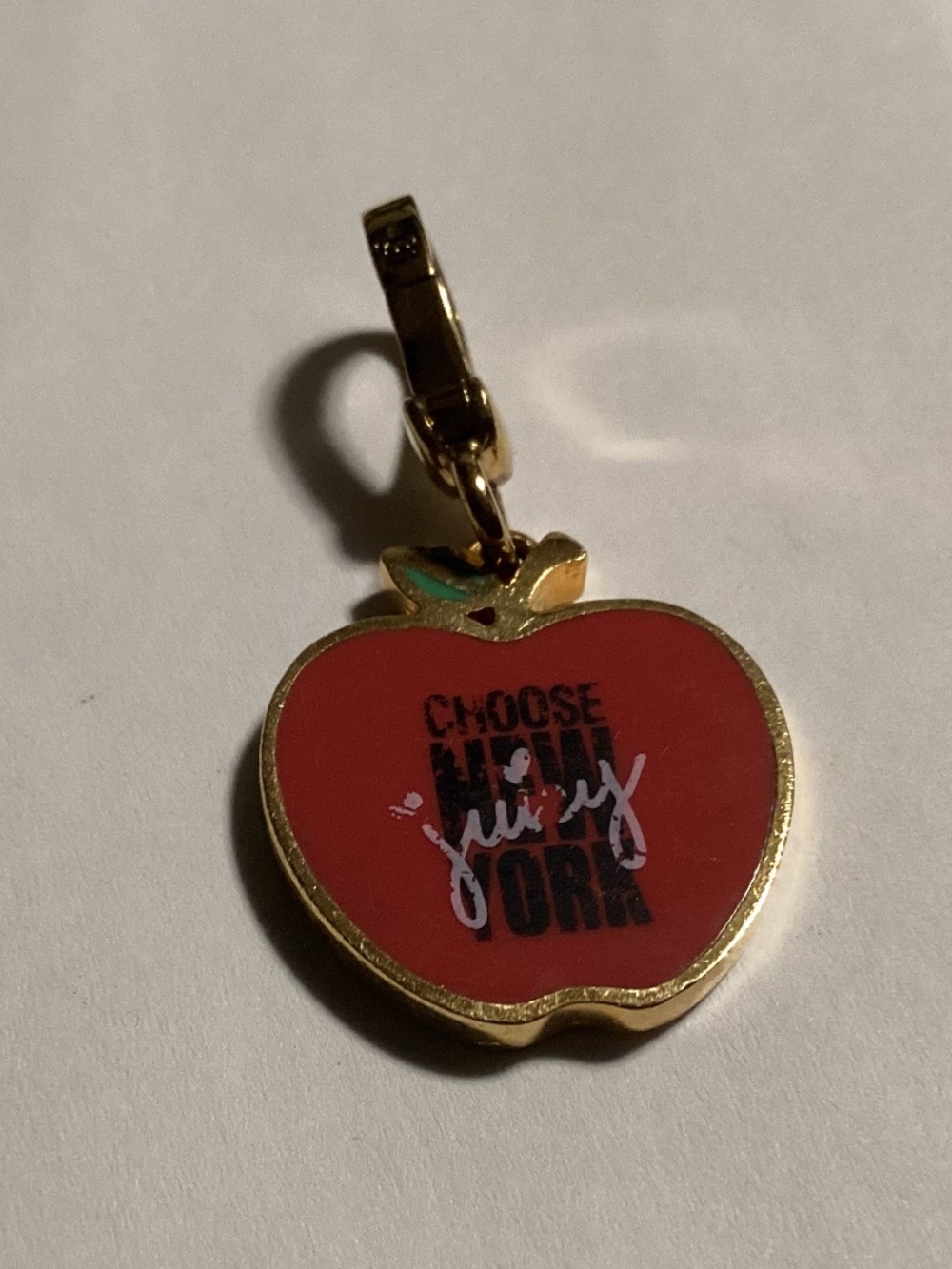 Juicy Couture Red Apple Charm Choose New York RARE FIND